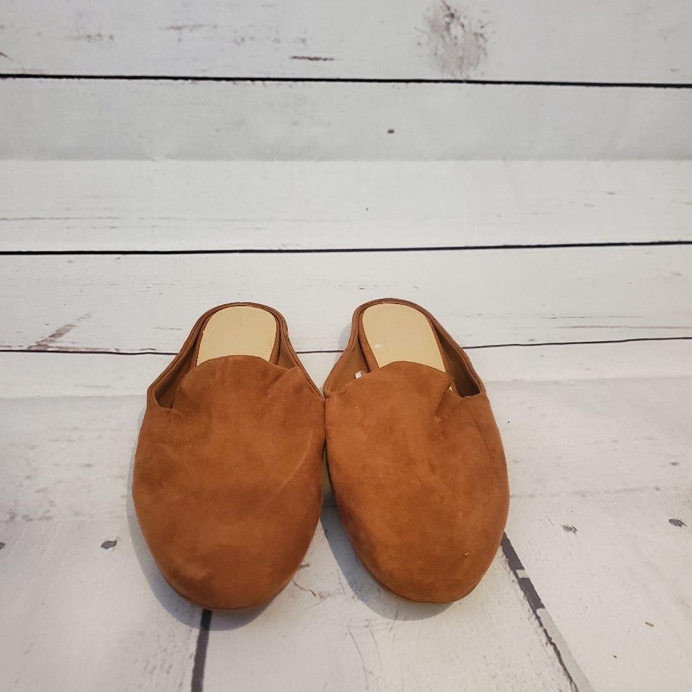Gap Cognac Slide Flats